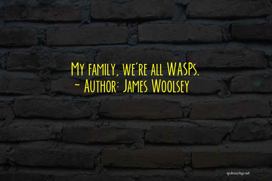 James Woolsey Quotes: My Family, We're All Wasps.