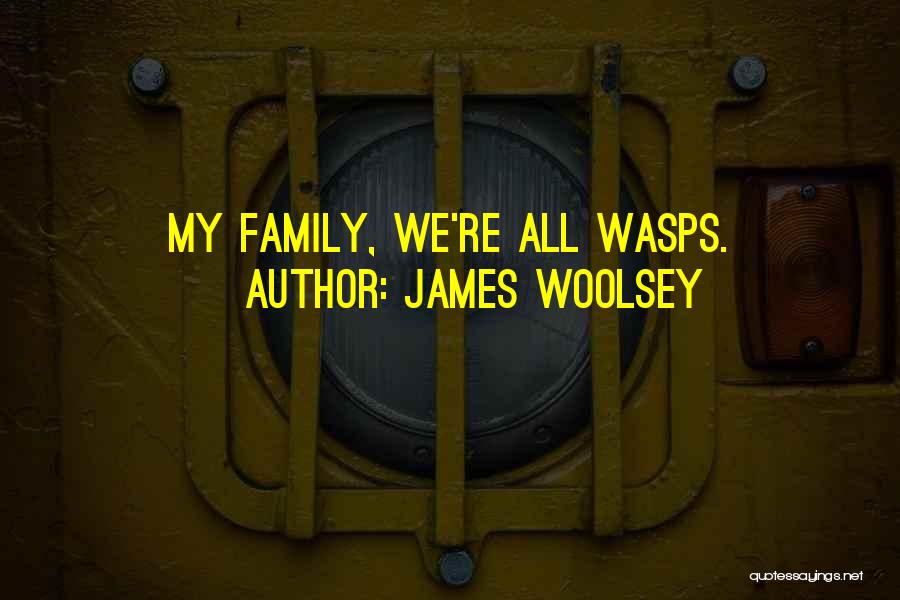 James Woolsey Quotes: My Family, We're All Wasps.