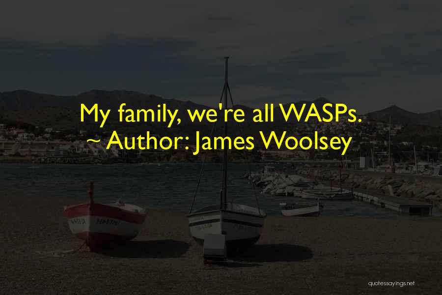 James Woolsey Quotes: My Family, We're All Wasps.