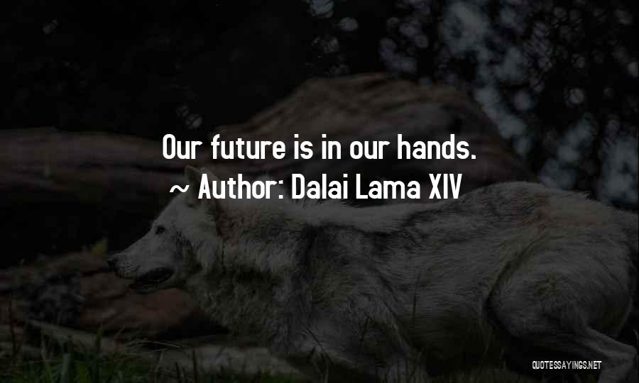 Dalai Lama XIV Quotes: Our Future Is In Our Hands.