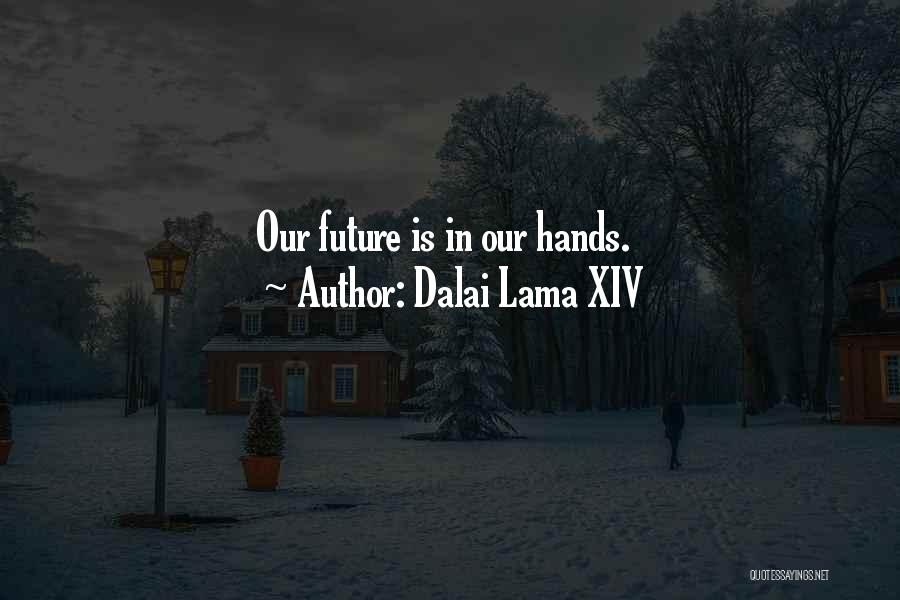 Dalai Lama XIV Quotes: Our Future Is In Our Hands.