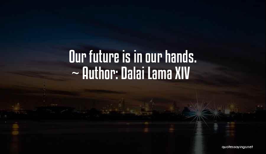 Dalai Lama XIV Quotes: Our Future Is In Our Hands.