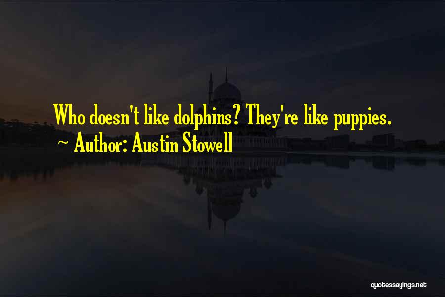 Austin Stowell Quotes: Who Doesn't Like Dolphins? They're Like Puppies.