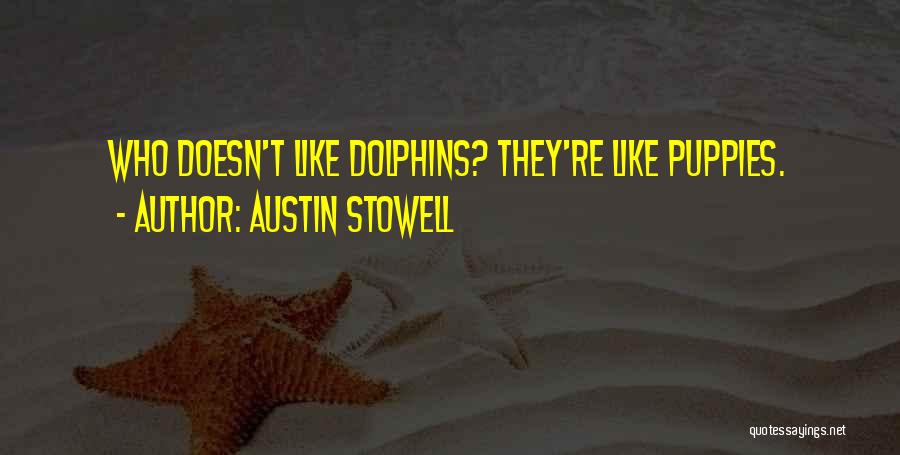 Austin Stowell Quotes: Who Doesn't Like Dolphins? They're Like Puppies.