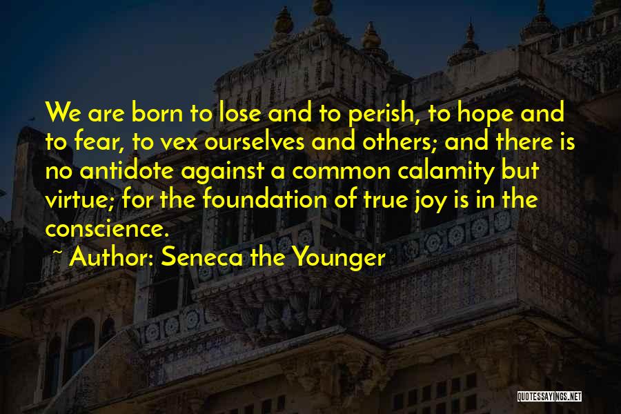 Seneca The Younger Quotes: We Are Born To Lose And To Perish, To Hope And To Fear, To Vex Ourselves And Others; And There