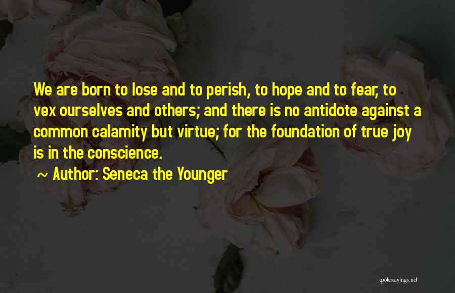 Seneca The Younger Quotes: We Are Born To Lose And To Perish, To Hope And To Fear, To Vex Ourselves And Others; And There
