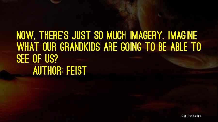 Feist Quotes: Now, There's Just So Much Imagery. Imagine What Our Grandkids Are Going To Be Able To See Of Us?