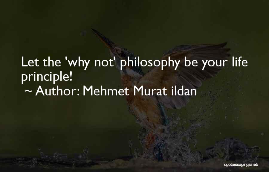 Mehmet Murat Ildan Quotes: Let The 'why Not' Philosophy Be Your Life Principle!