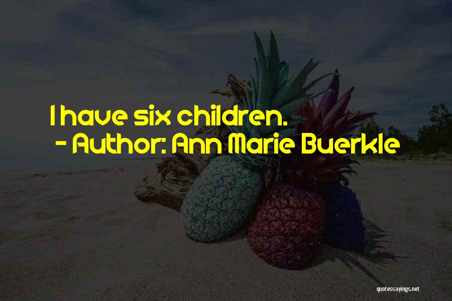 Ann Marie Buerkle Quotes: I Have Six Children.