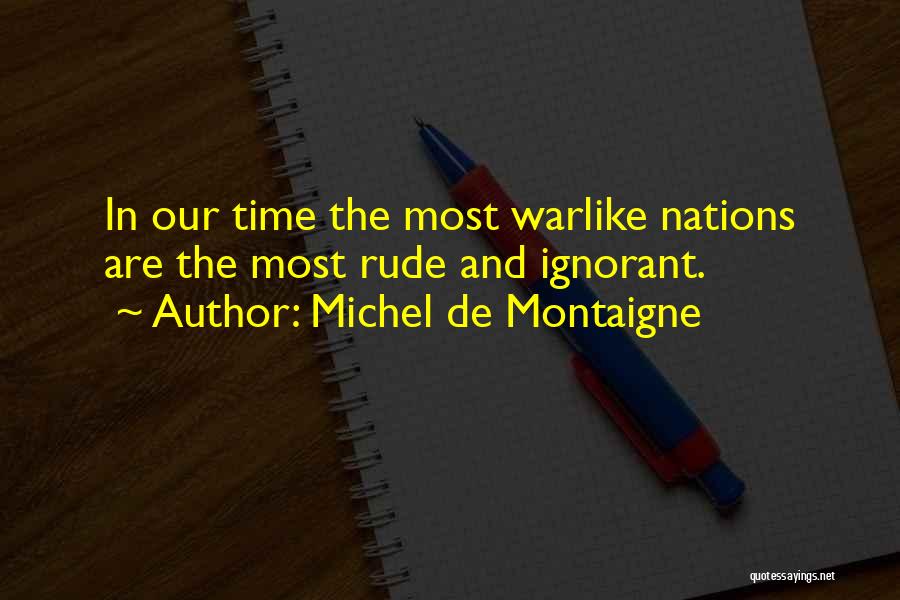 4x6 Inspirational Quotes By Michel De Montaigne