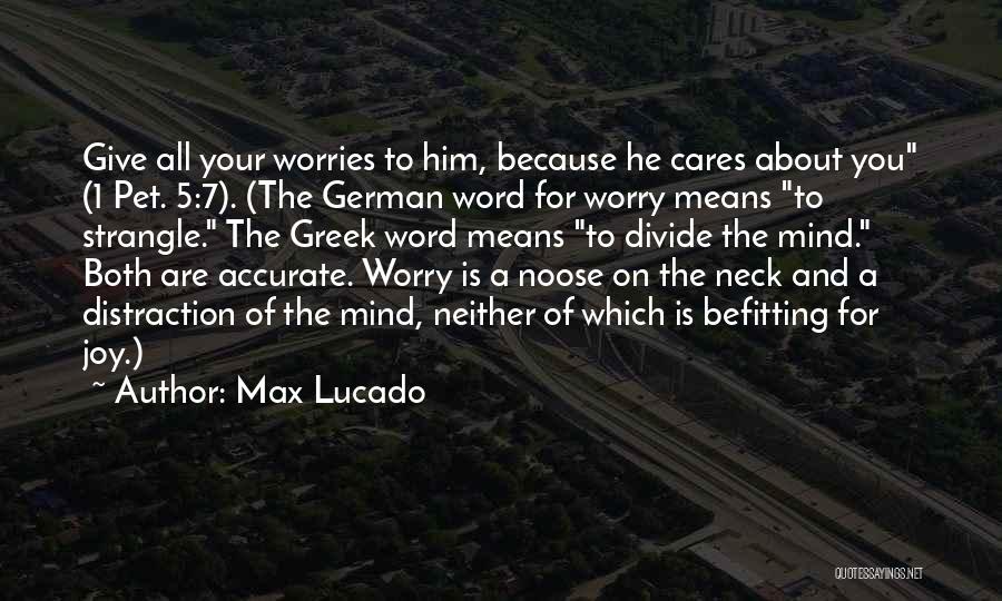 5-10 Word Quotes By Max Lucado