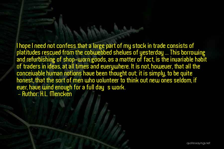 5 Day Stock Quotes By H.L. Mencken