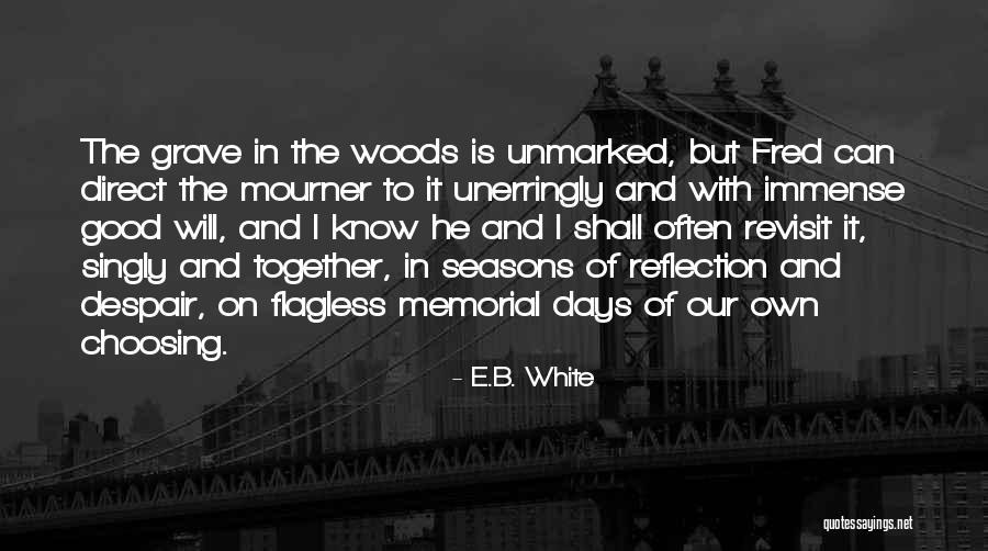 5 Days At Memorial Quotes By E.B. White