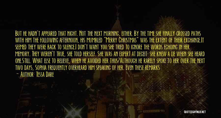 5 Days Till Christmas Quotes By Tessa Dare