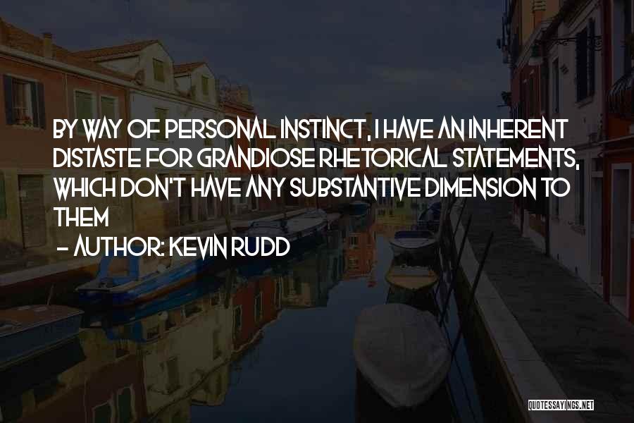 5 Dimension Quotes By Kevin Rudd