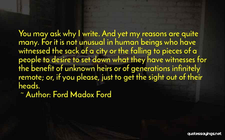 5 Generations Quotes By Ford Madox Ford