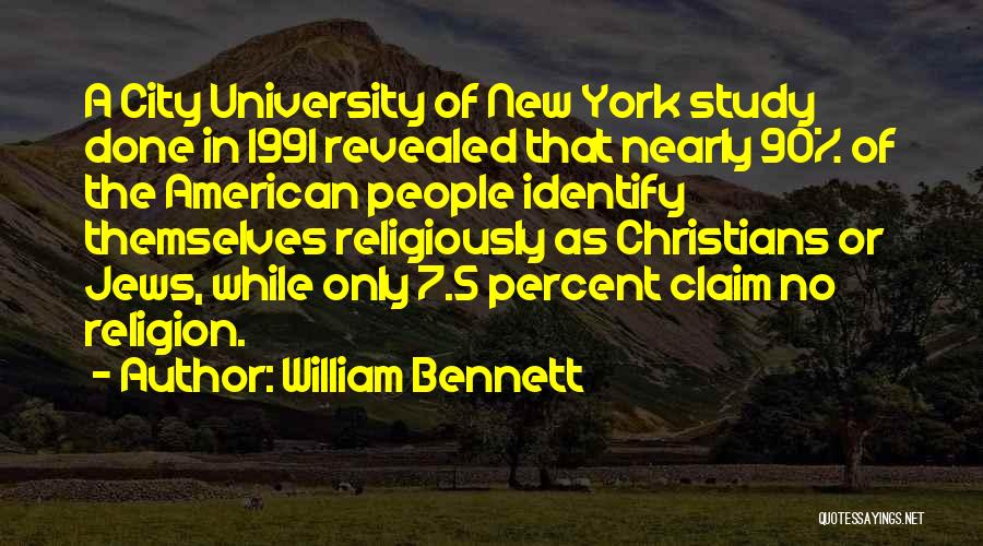 5 Percent Quotes By William Bennett