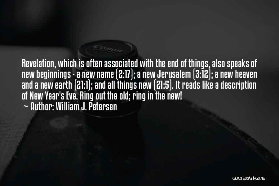 5 Quotes By William J. Petersen