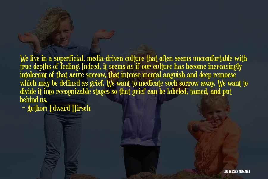 5 Stages Of Grief Quotes By Edward Hirsch