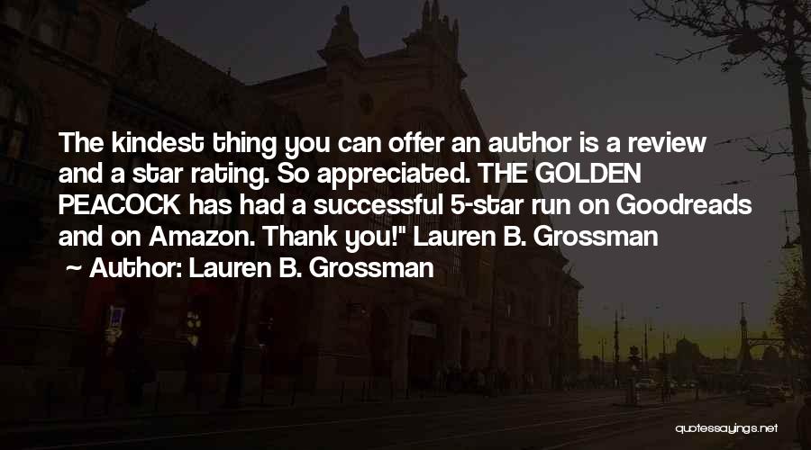 5 Star Rating Quotes By Lauren B. Grossman