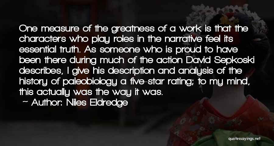 5 Star Rating Quotes By Niles Eldredge