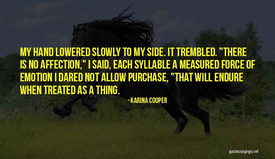 5 Syllable Quotes By Karina Cooper