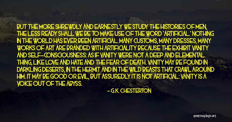 5 Word Art Quotes By G.K. Chesterton