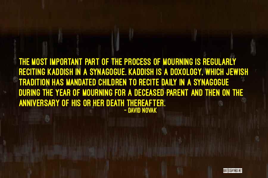 5 Year Death Anniversary Quotes By David Novak