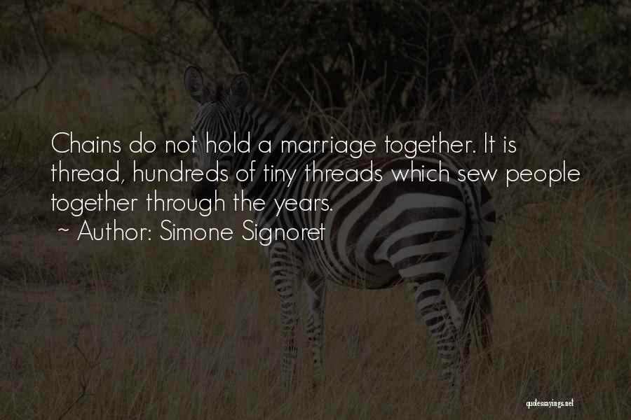 5 Years Together Love Quotes By Simone Signoret
