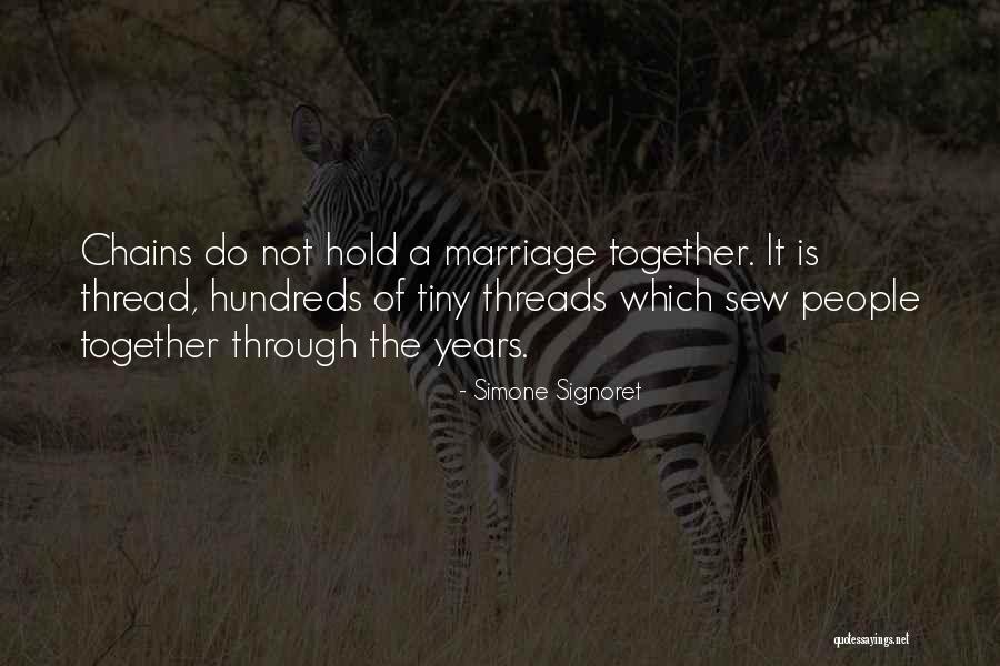 5 Years Together Love Quotes By Simone Signoret