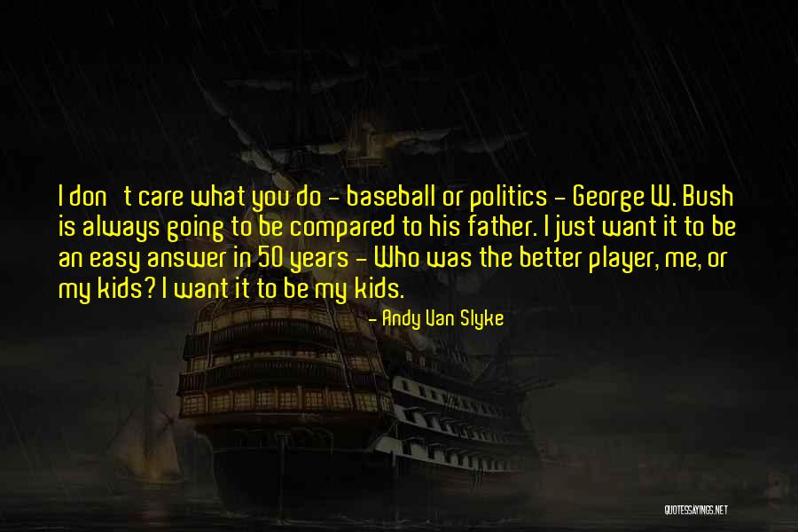 50 Years From Now Quotes By Andy Van Slyke 50 Years From Now Quotes By Andy Van Slyke