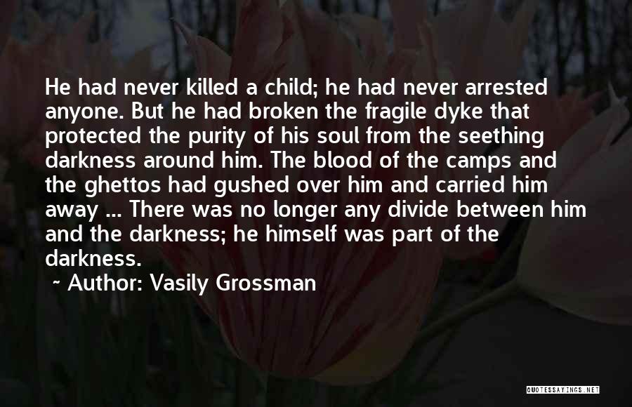 Vasily Grossman Quotes: He Had Never Killed A Child; He Had Never Arrested Anyone. But He Had Broken The Fragile Dyke That Protected