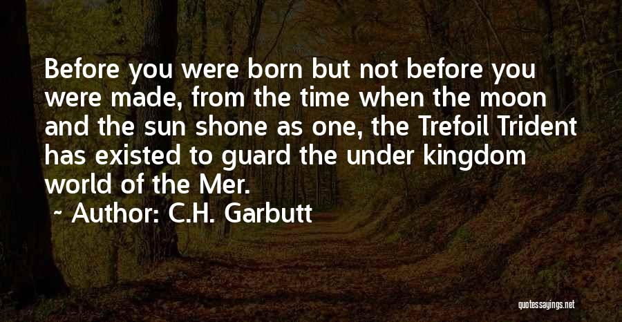 C.H. Garbutt Quotes: Before You Were Born But Not Before You Were Made, From The Time When The Moon And The Sun Shone