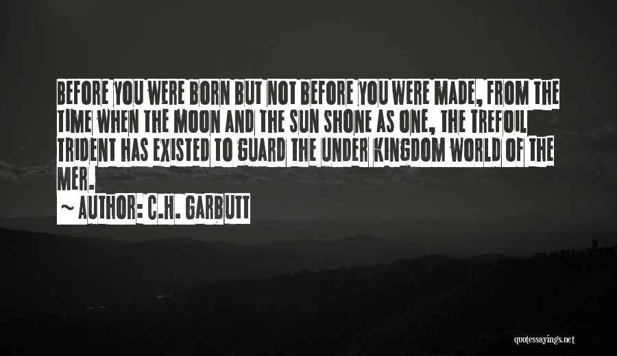 C.H. Garbutt Quotes: Before You Were Born But Not Before You Were Made, From The Time When The Moon And The Sun Shone