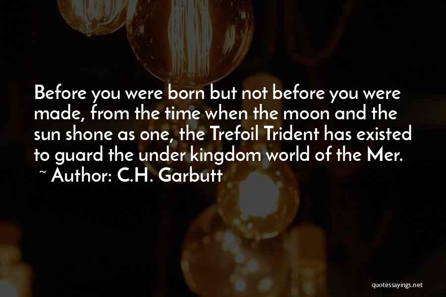 C.H. Garbutt Quotes: Before You Were Born But Not Before You Were Made, From The Time When The Moon And The Sun Shone