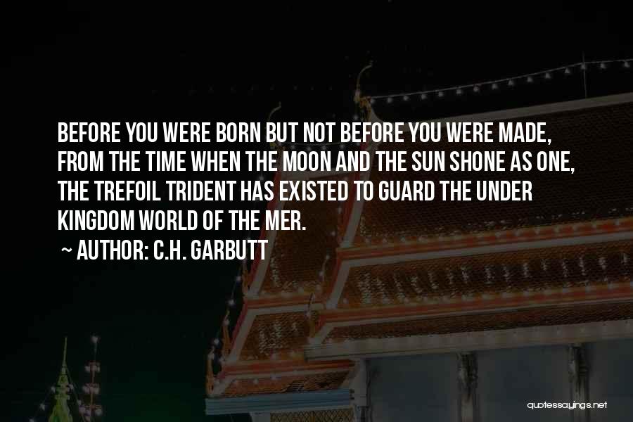 C.H. Garbutt Quotes: Before You Were Born But Not Before You Were Made, From The Time When The Moon And The Sun Shone