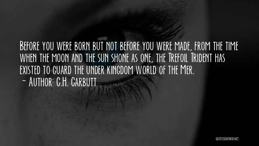 C.H. Garbutt Quotes: Before You Were Born But Not Before You Were Made, From The Time When The Moon And The Sun Shone