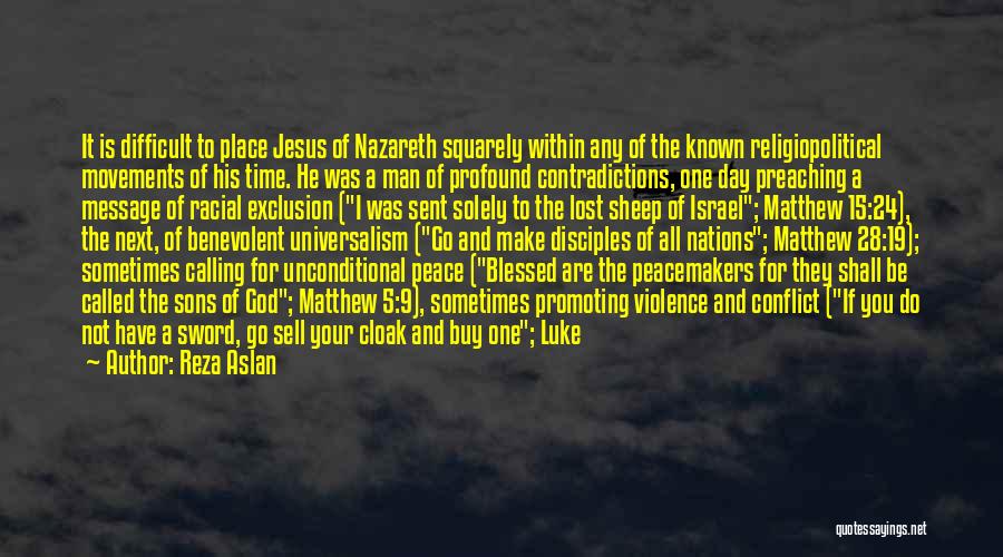 Reza Aslan Quotes: It Is Difficult To Place Jesus Of Nazareth Squarely Within Any Of The Known Religiopolitical Movements Of His Time. He
