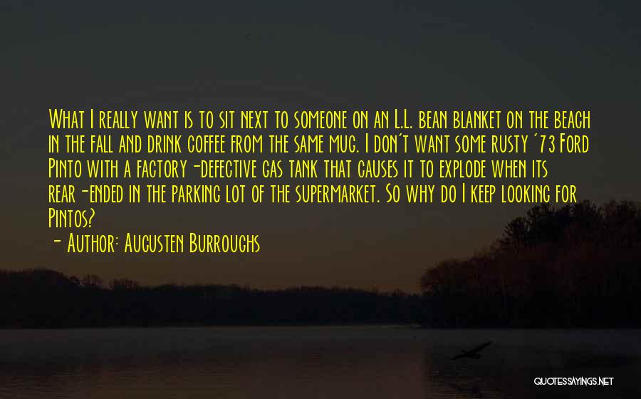 Augusten Burroughs Quotes: What I Really Want Is To Sit Next To Someone On An L.l. Bean Blanket On The Beach In The