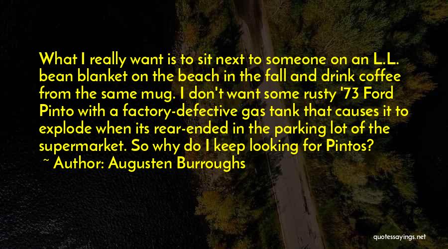 Augusten Burroughs Quotes: What I Really Want Is To Sit Next To Someone On An L.l. Bean Blanket On The Beach In The