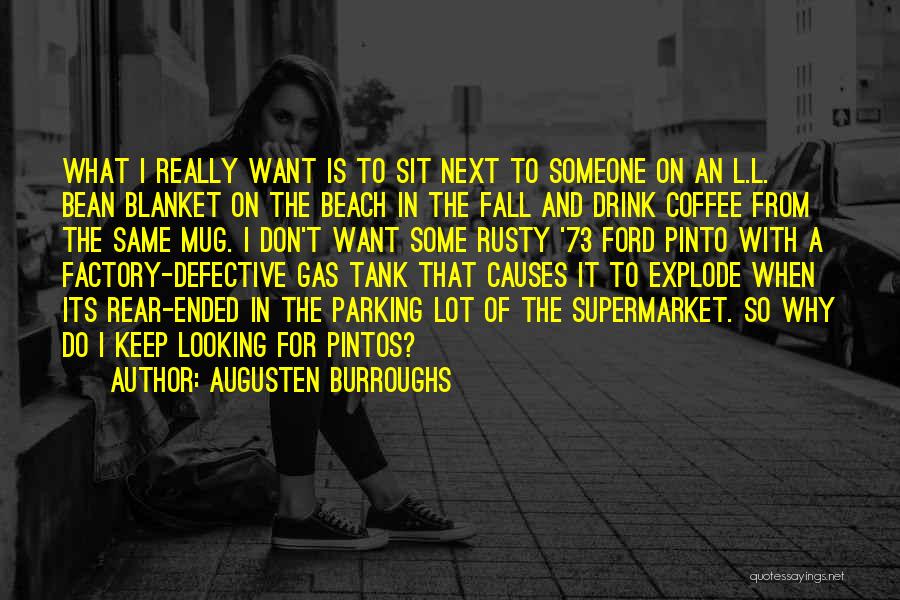 Augusten Burroughs Quotes: What I Really Want Is To Sit Next To Someone On An L.l. Bean Blanket On The Beach In The