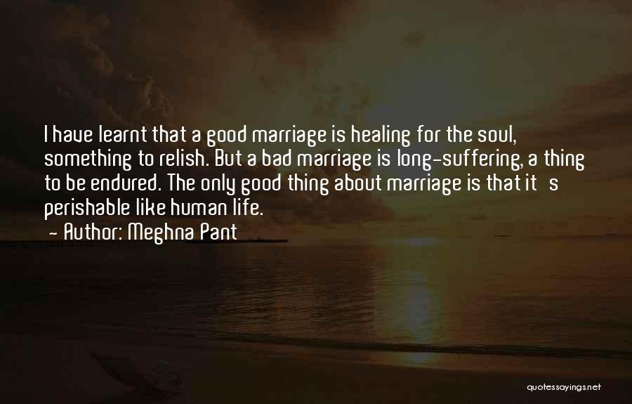 Meghna Pant Quotes: I Have Learnt That A Good Marriage Is Healing For The Soul, Something To Relish. But A Bad Marriage Is