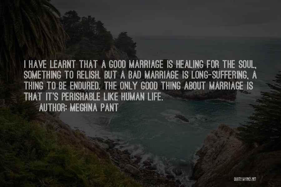 Meghna Pant Quotes: I Have Learnt That A Good Marriage Is Healing For The Soul, Something To Relish. But A Bad Marriage Is