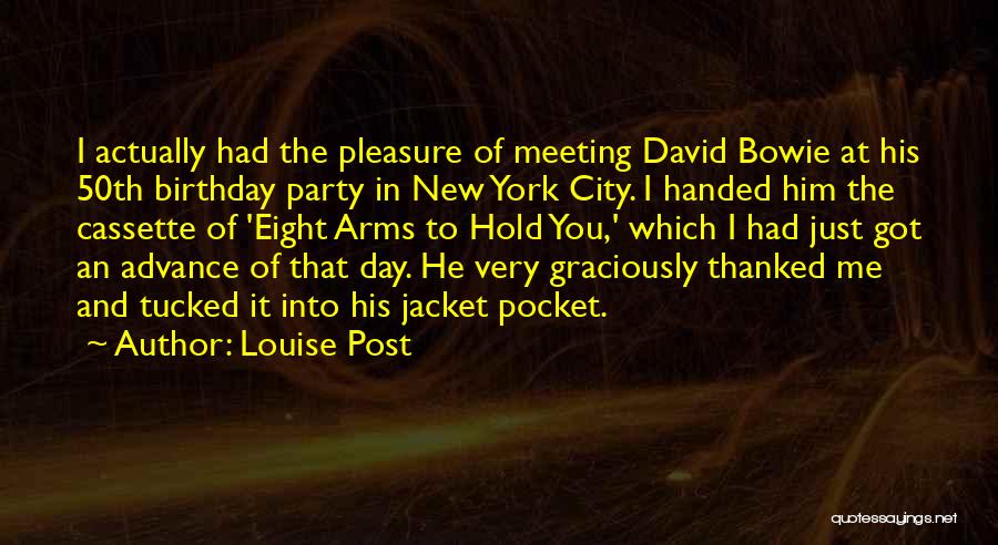 50th Birthday Quotes By Louise Post