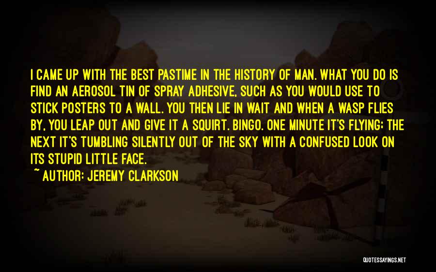 Jeremy Clarkson Quotes: I Came Up With The Best Pastime In The History Of Man. What You Do Is Find An Aerosol Tin