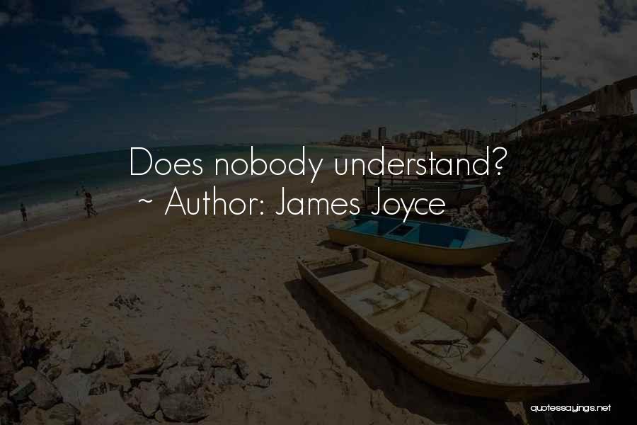 James Joyce Quotes: Does Nobody Understand?