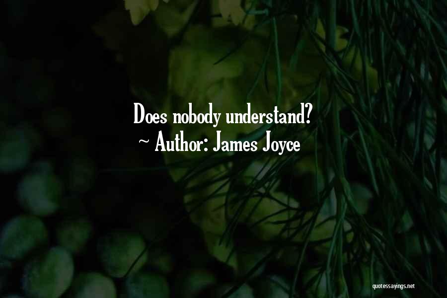 James Joyce Quotes: Does Nobody Understand?