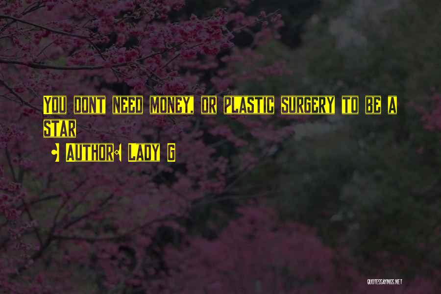 Lady G Quotes: You Dont Need Money, Or Plastic Surgery To Be A Star