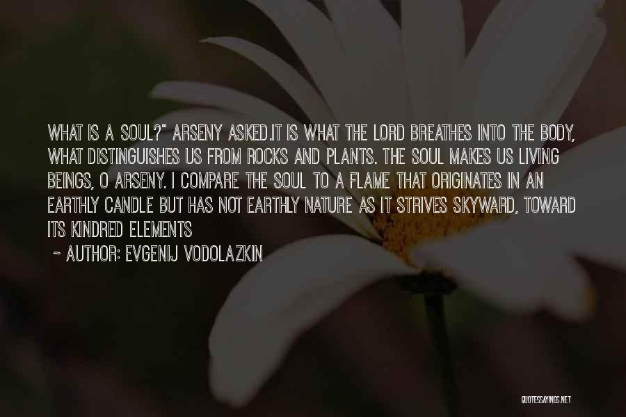 Evgenij Vodolazkin Quotes: What Is A Soul? Arseny Asked.it Is What The Lord Breathes Into The Body, What Distinguishes Us From Rocks And
