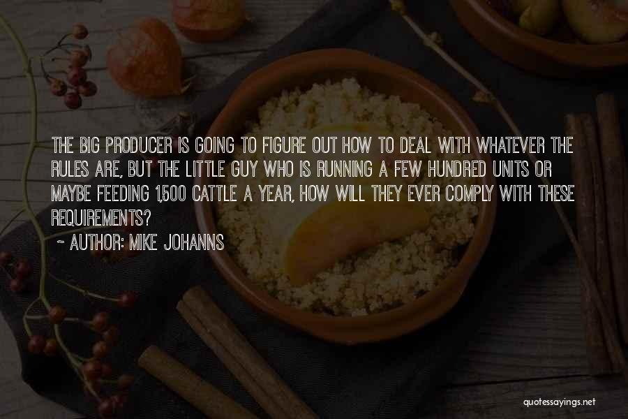 Mike Johanns Quotes: The Big Producer Is Going To Figure Out How To Deal With Whatever The Rules Are, But The Little Guy